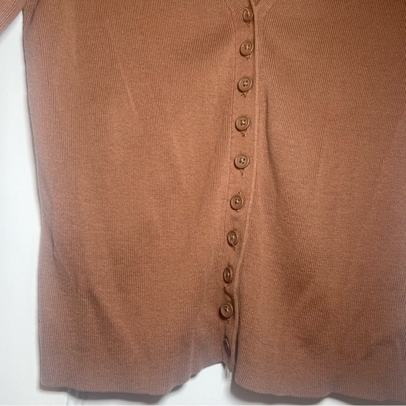 Brandy Melville brown thin cardigan sweater - Picture 4 of 9